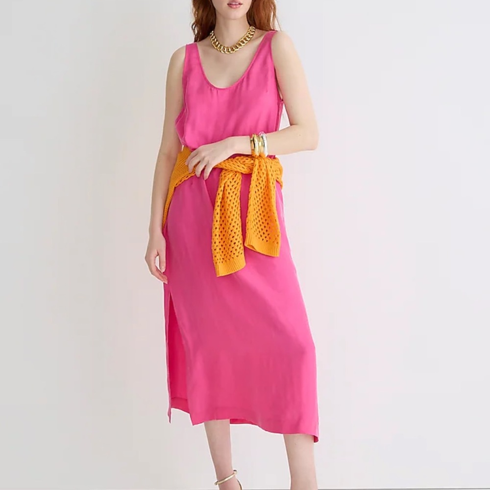 J. Crew Cupto Blend Scoopneck Dress